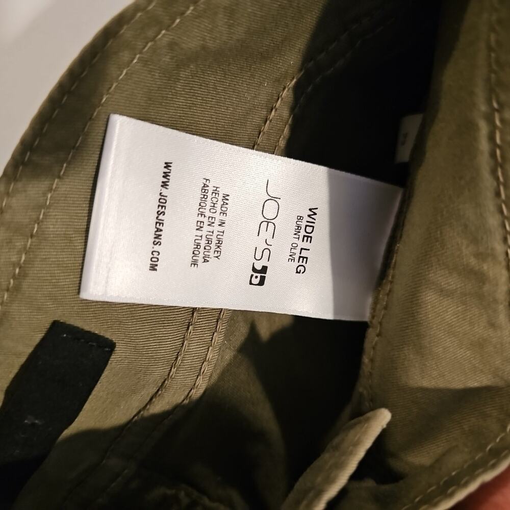 Joe's Jeans Women's The Premium Cargo Wide Leg, Tannin, 23 - Picture 10 of 11
